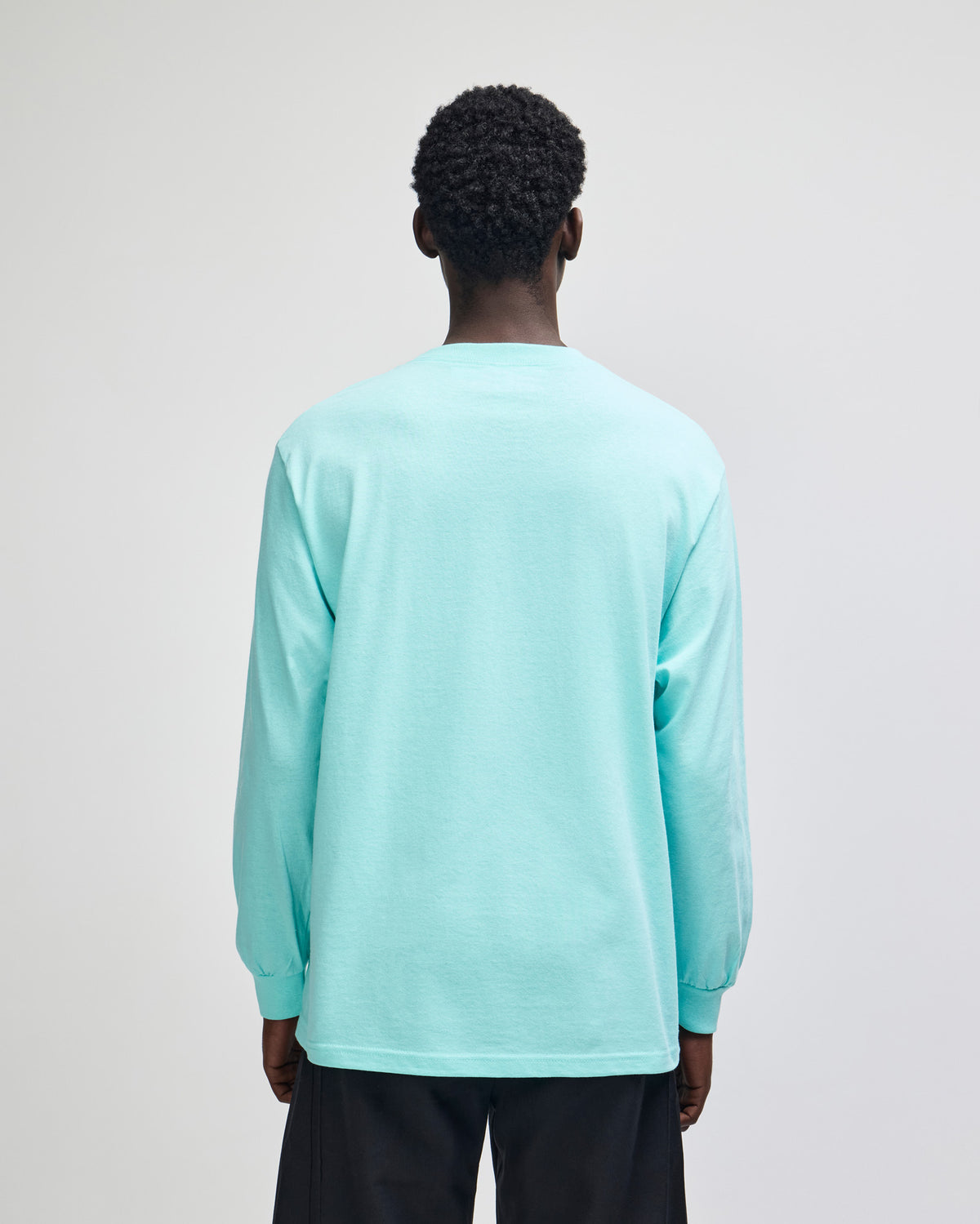 American Apparel Heavyweight Cotton Unisex Long Sleeve T-Shirt - Celadon