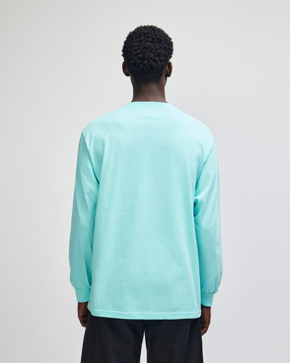 American Apparel Heavyweight Cotton Unisex Long Sleeve T-Shirt - Celadon