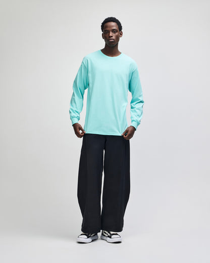 American Apparel Heavyweight Cotton Unisex Long Sleeve T-Shirt - Celadon
