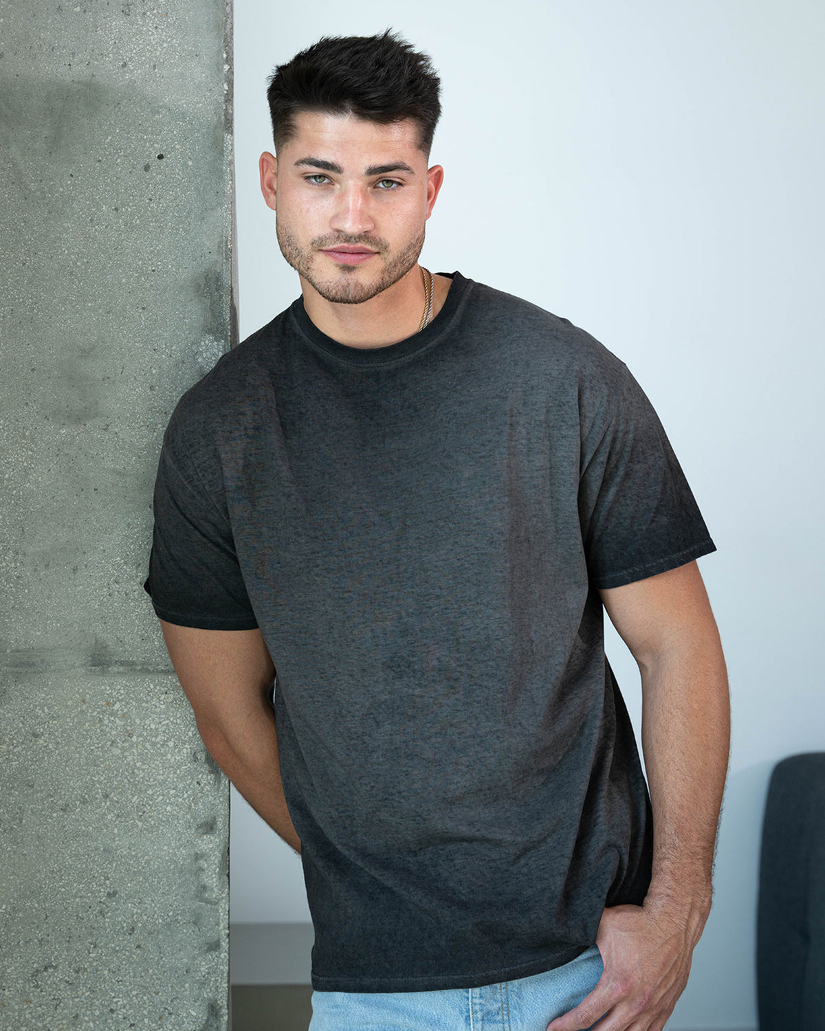 1310 Colortone® Oil Wash T-Shirt - Black
