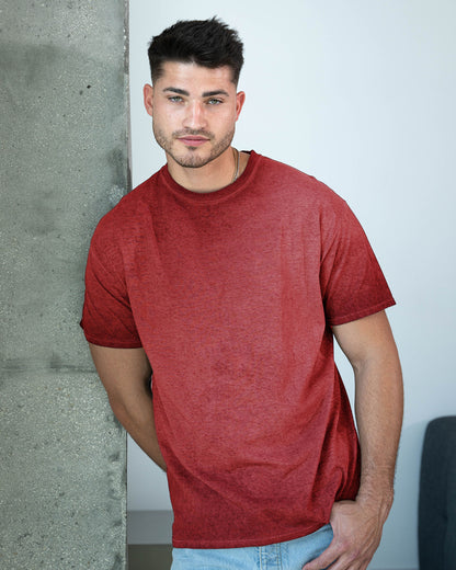1310 Colortone® Oil Wash T-Shirt - Red