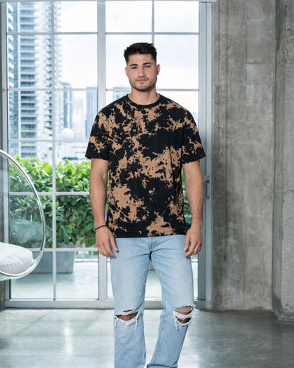 1385 Colortone® Bleach Out Dyed T-Shirt - Black