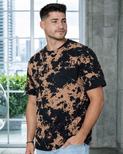 1385 Colortone® Bleach Out Dyed T-Shirt - Black