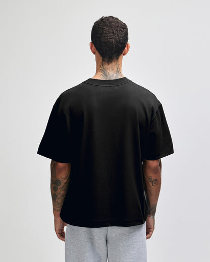 American Apparel Heavyweight Cotton Unisex Boxy T-Shirt - Black