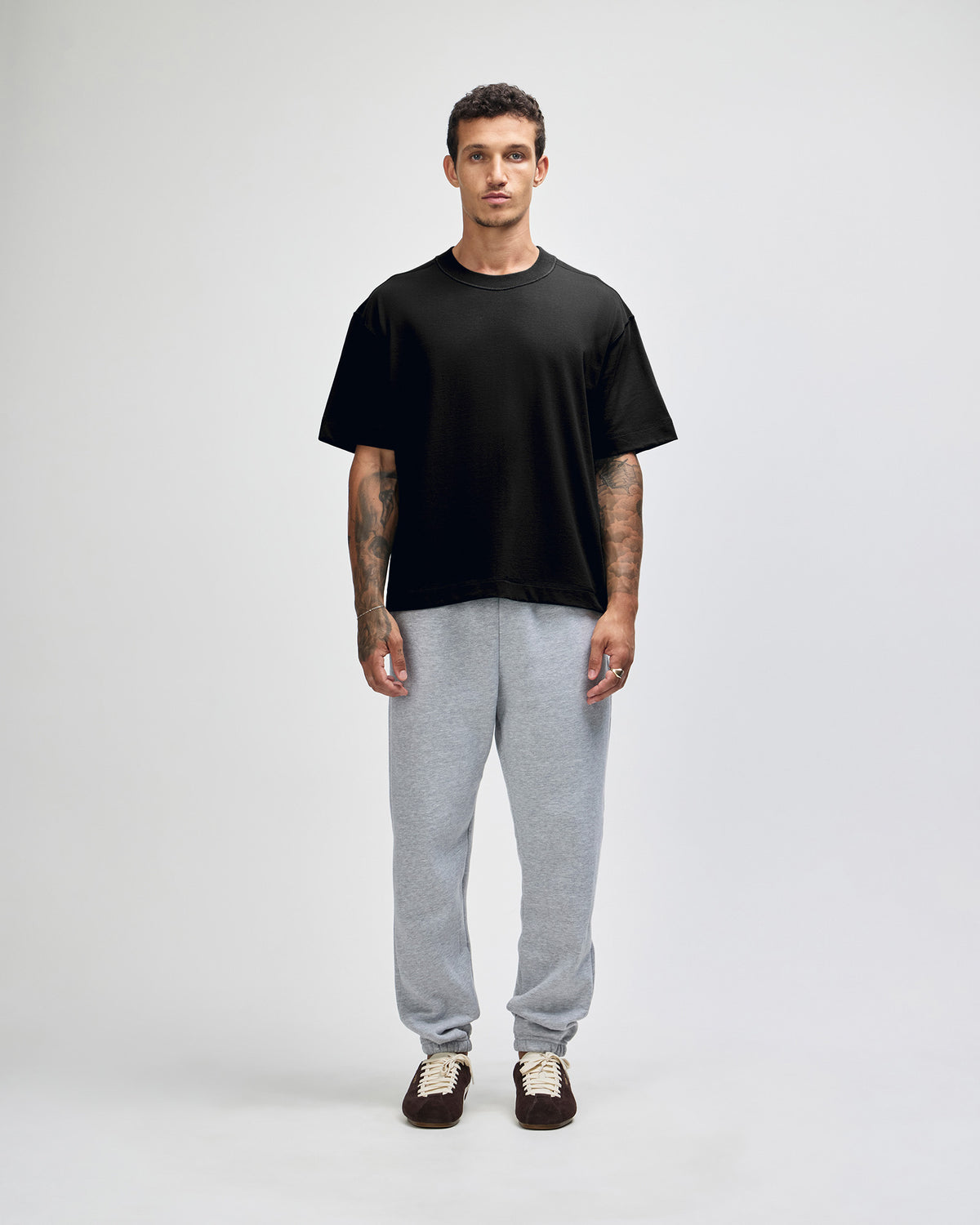 American Apparel Heavyweight Cotton Unisex Boxy T-Shirt - Black
