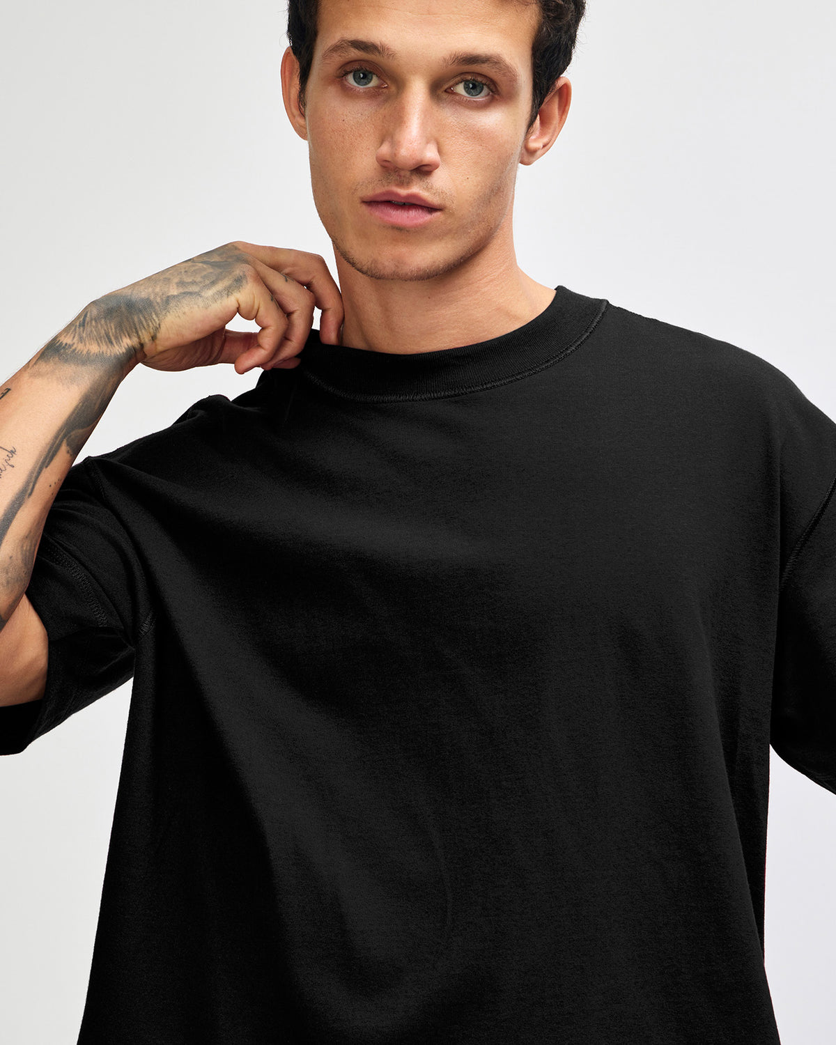 American Apparel Heavyweight Cotton Unisex Boxy T-Shirt - Black