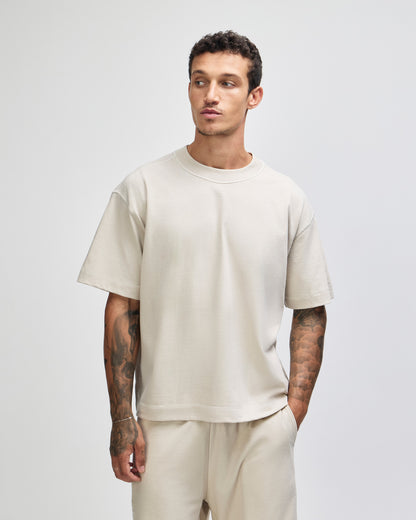American Apparel Heavyweight Cotton Unisex Boxy T-Shirt - Bone