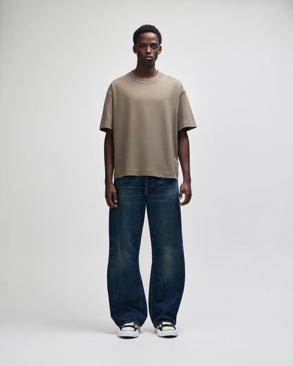 American Apparel Heavyweight Cotton Unisex Boxy T-Shirt - Mushroom