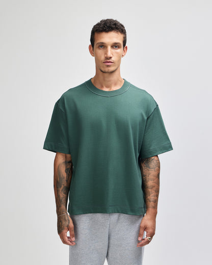 American Apparel Heavyweight Cotton Unisex Boxy T-Shirt - Pine