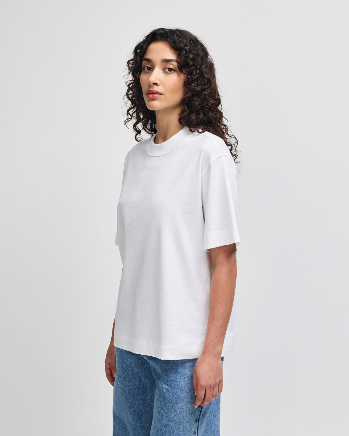 American Apparel Heavyweight Cotton Unisex Boxy T-Shirt - White