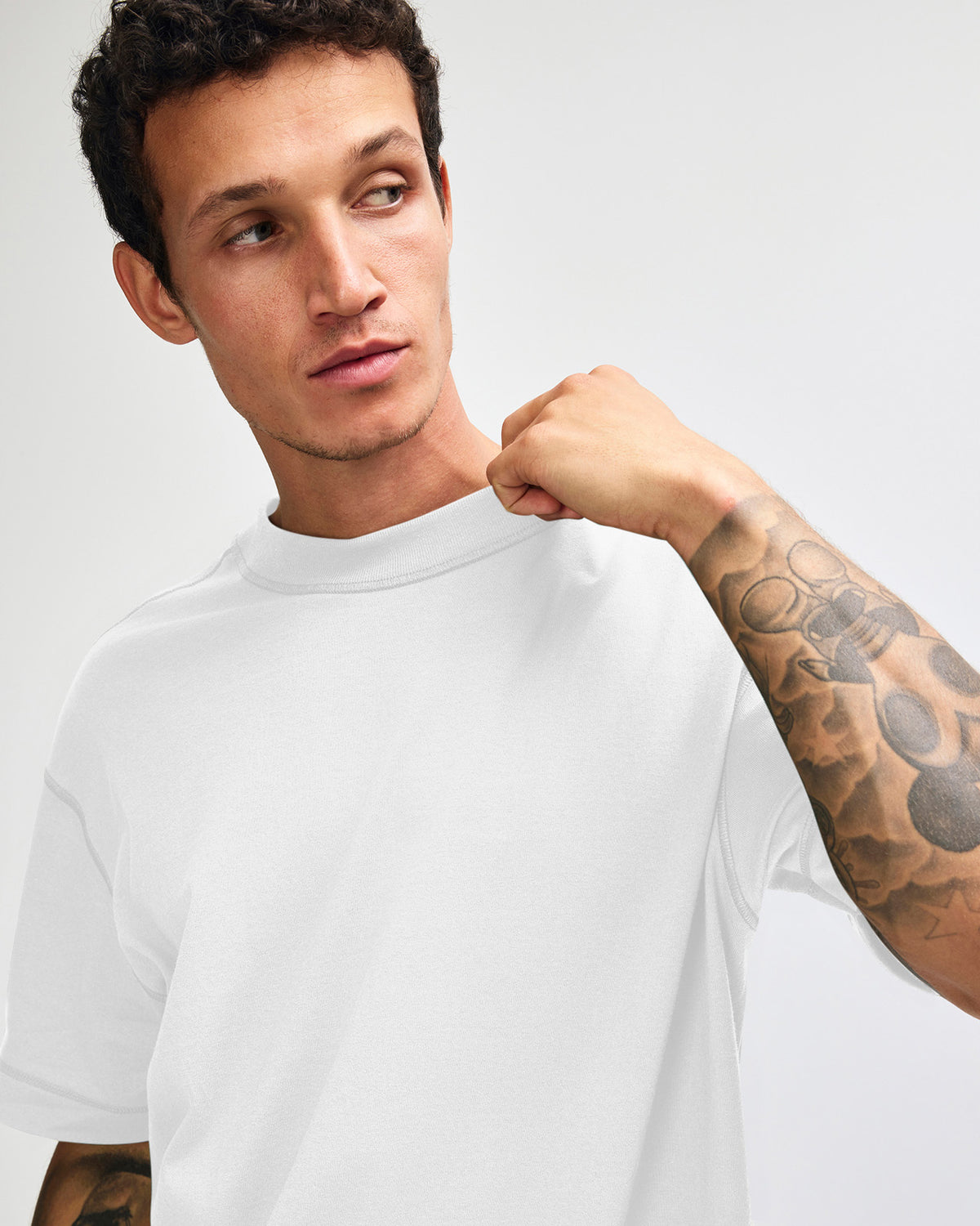 American Apparel Heavyweight Cotton Unisex Boxy T-Shirt - White