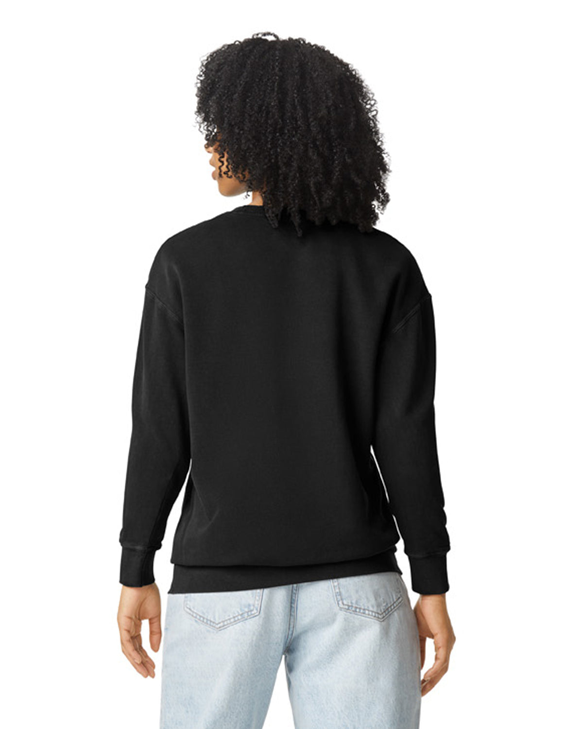 Comfort Colors Adult Lightweight Crewneck Sweatshirt - Black