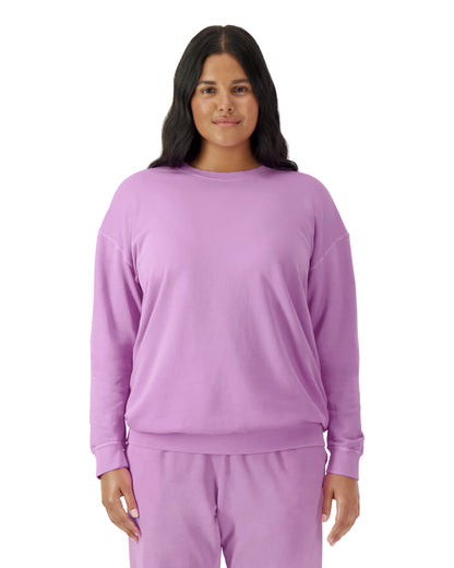 Comfort Colors Adult Lightweight Crewneck Sweatshirt - Neon Violet