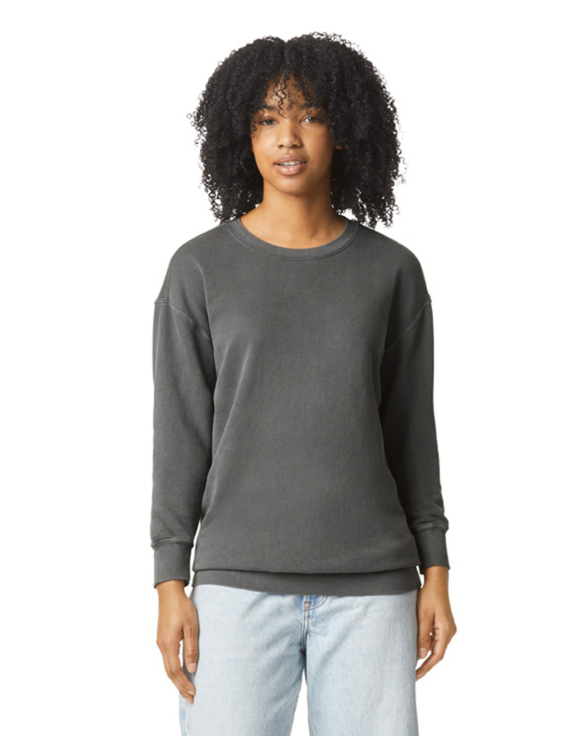 Comfort Colors Adult Lightweight Crewneck Sweatshirt - Pepper