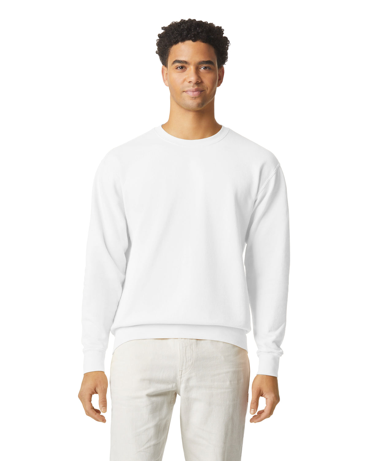 Comfort Colors Adult Lightweight Crewneck Sweatshirt - White