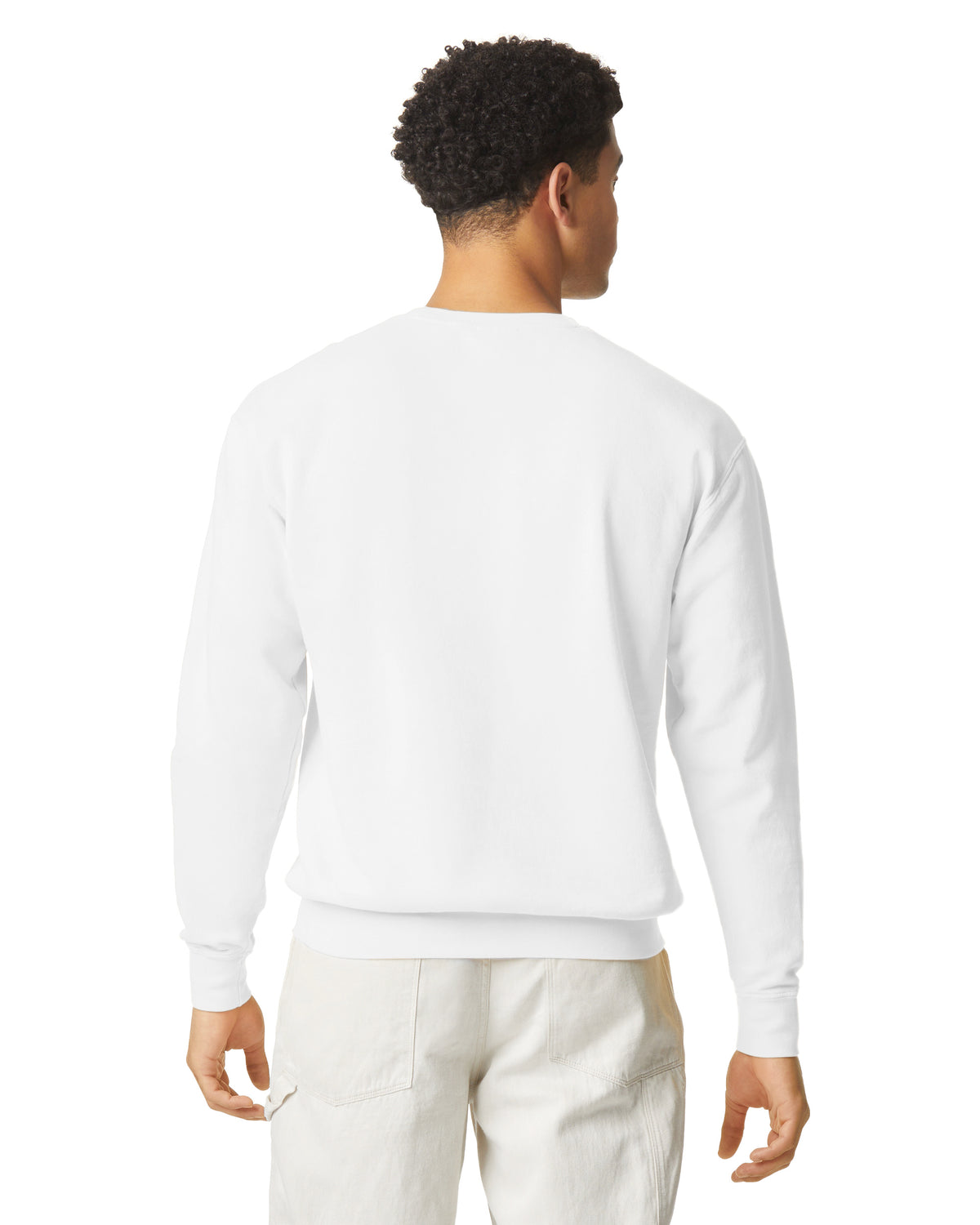 Comfort Colors Adult Lightweight Crewneck Sweatshirt - White