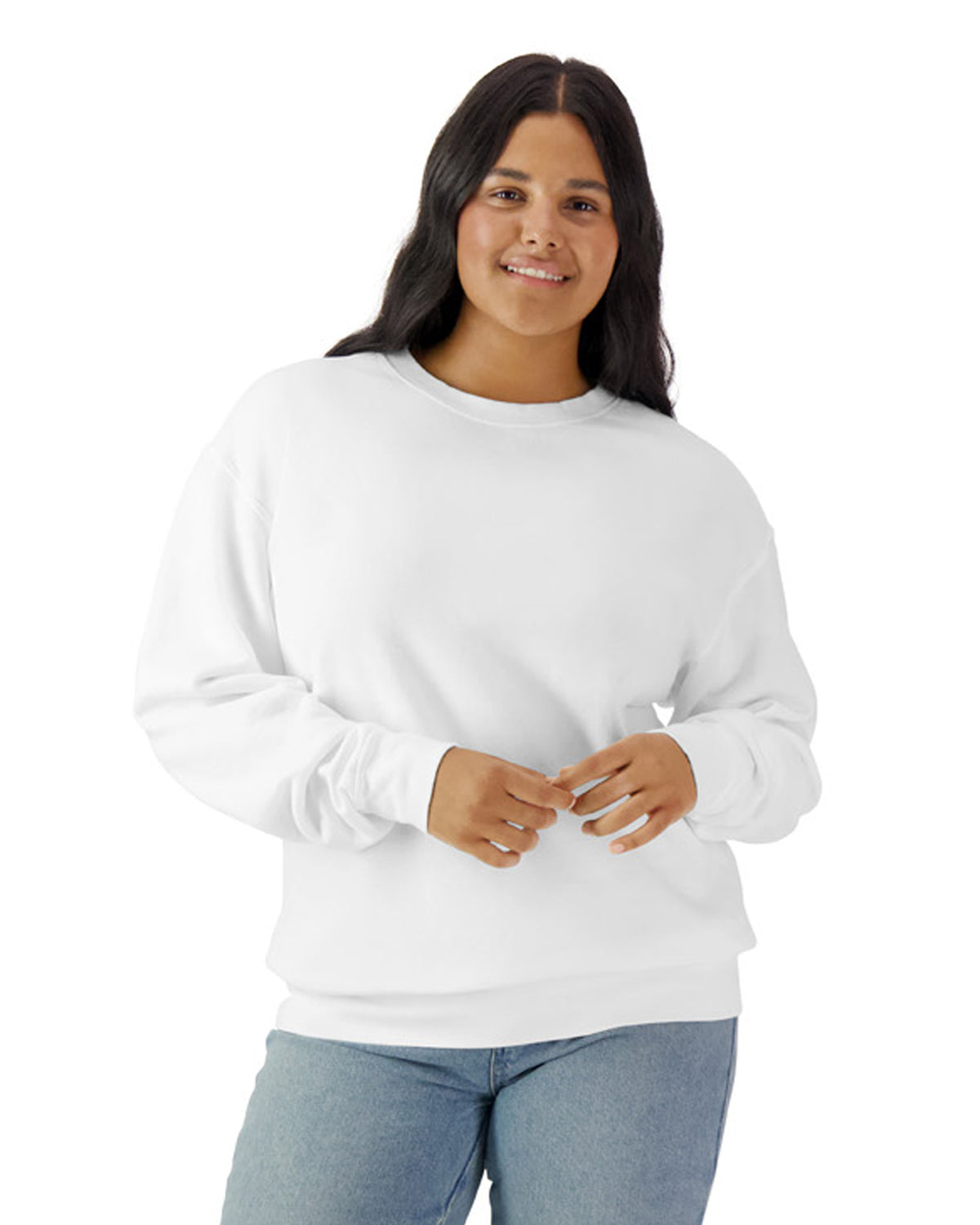 Comfort Colors Adult Lightweight Crewneck Sweatshirt - White