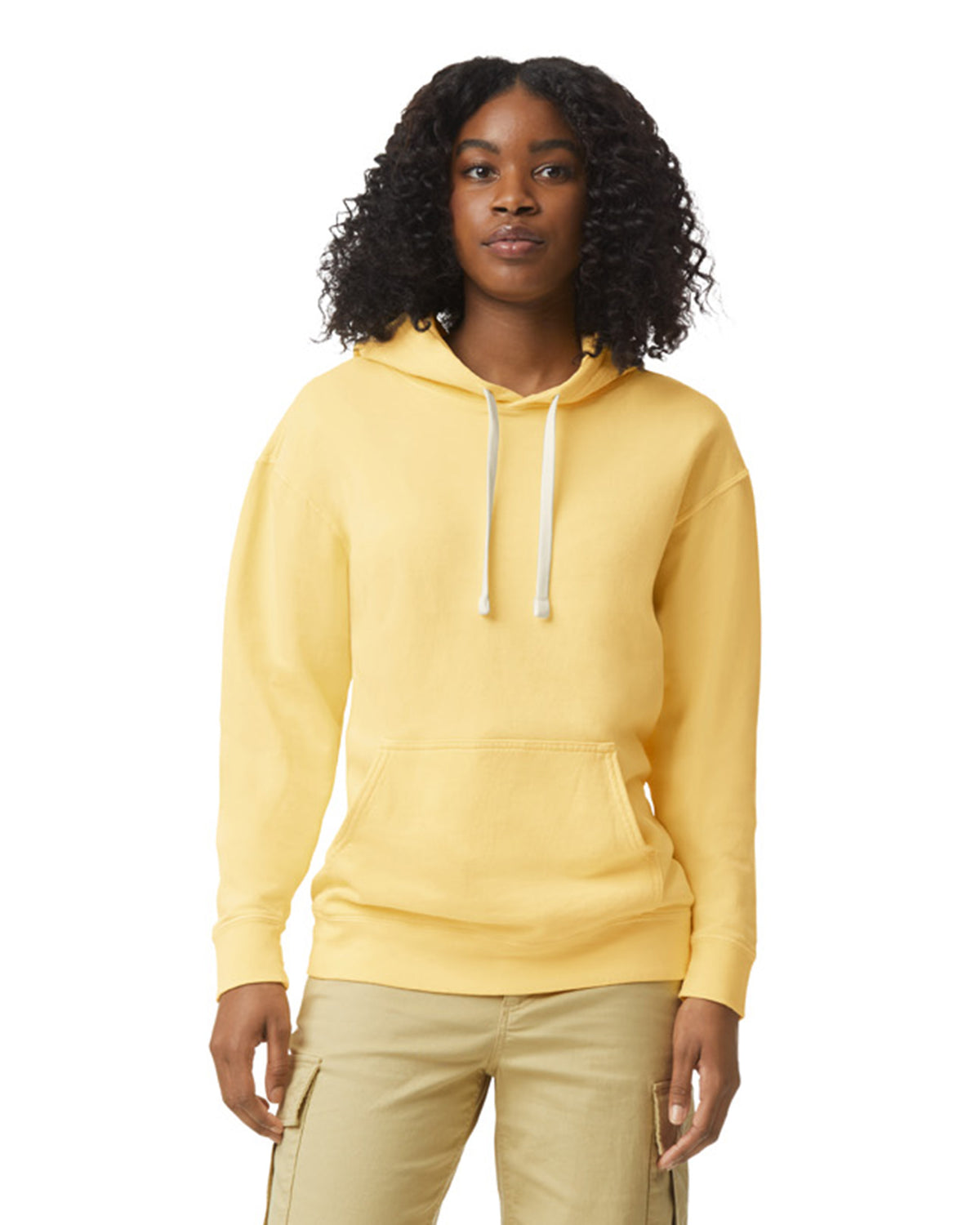 Comfort Colors Adult Lightweight Hooded Sweatshirt - Butter