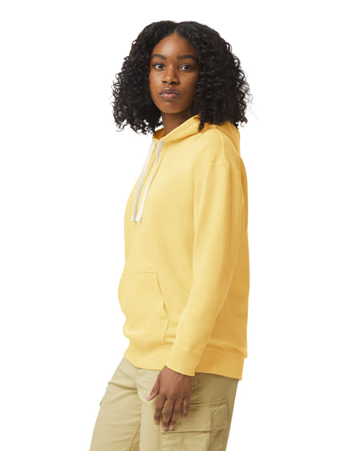 Comfort Colors Adult Lightweight Hooded Sweatshirt - Butter