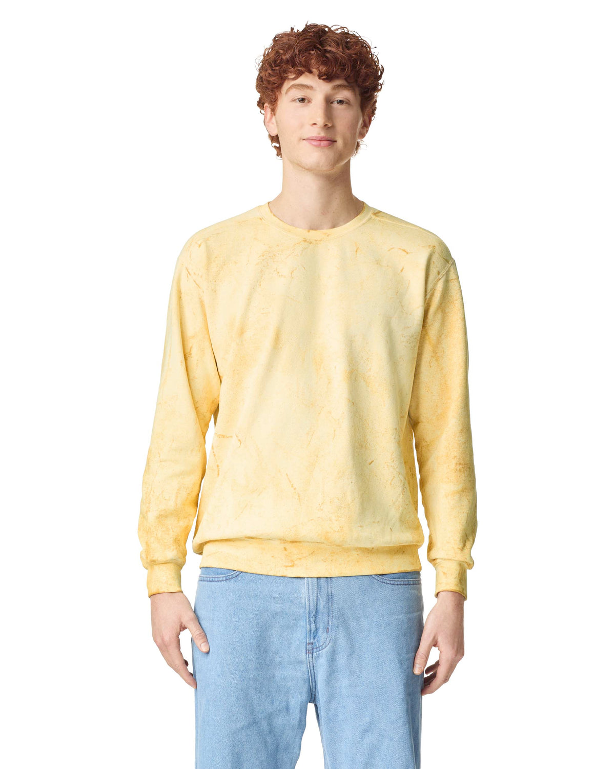 Comfort Colors Adult Color Blast Crewneck Sweatshirt - Citrine