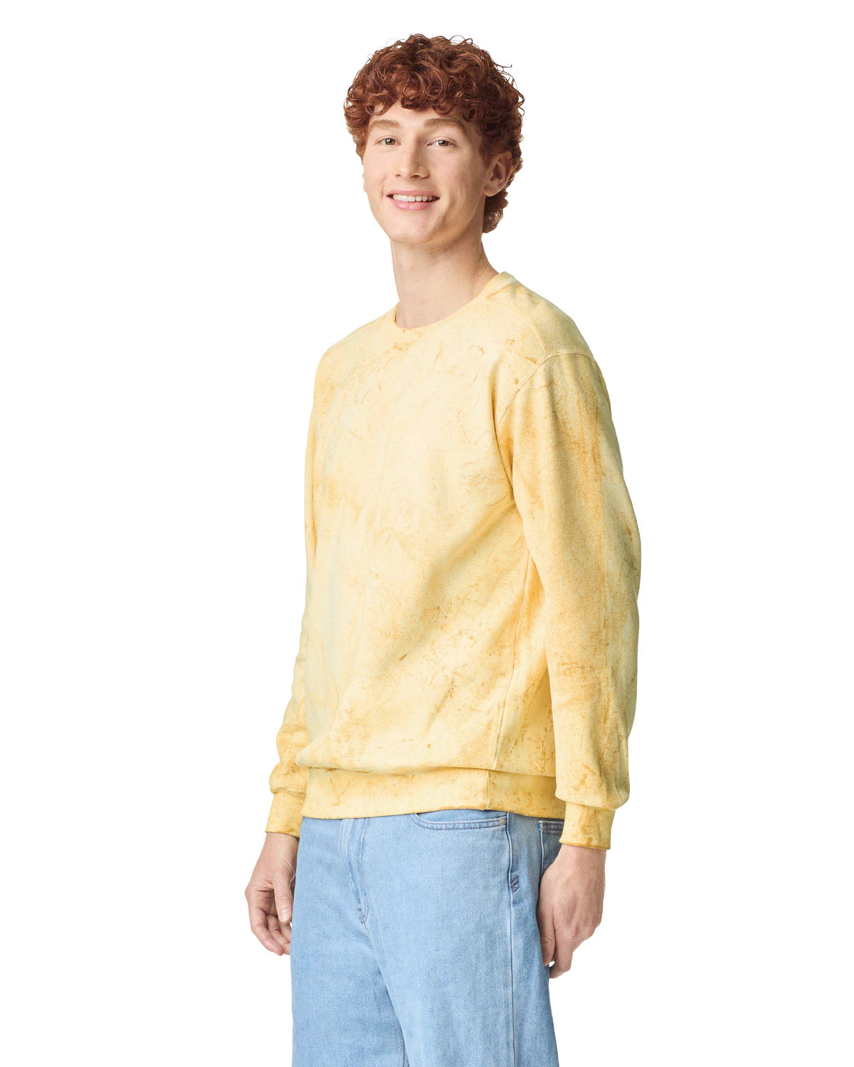 Comfort Colors Adult Color Blast Crewneck Sweatshirt - Citrine