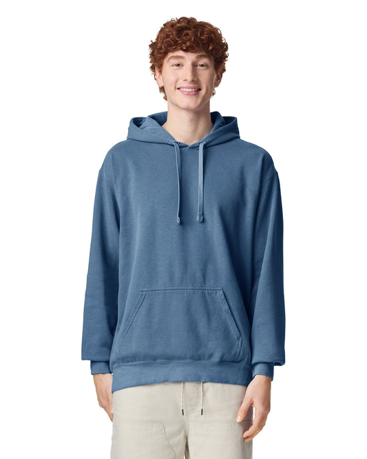 Comfort Colors Adult Hooded Sweatshirt - Blue Jean