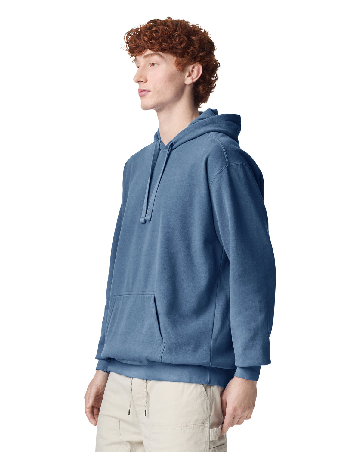 Comfort Colors Adult Hooded Sweatshirt - Blue Jean