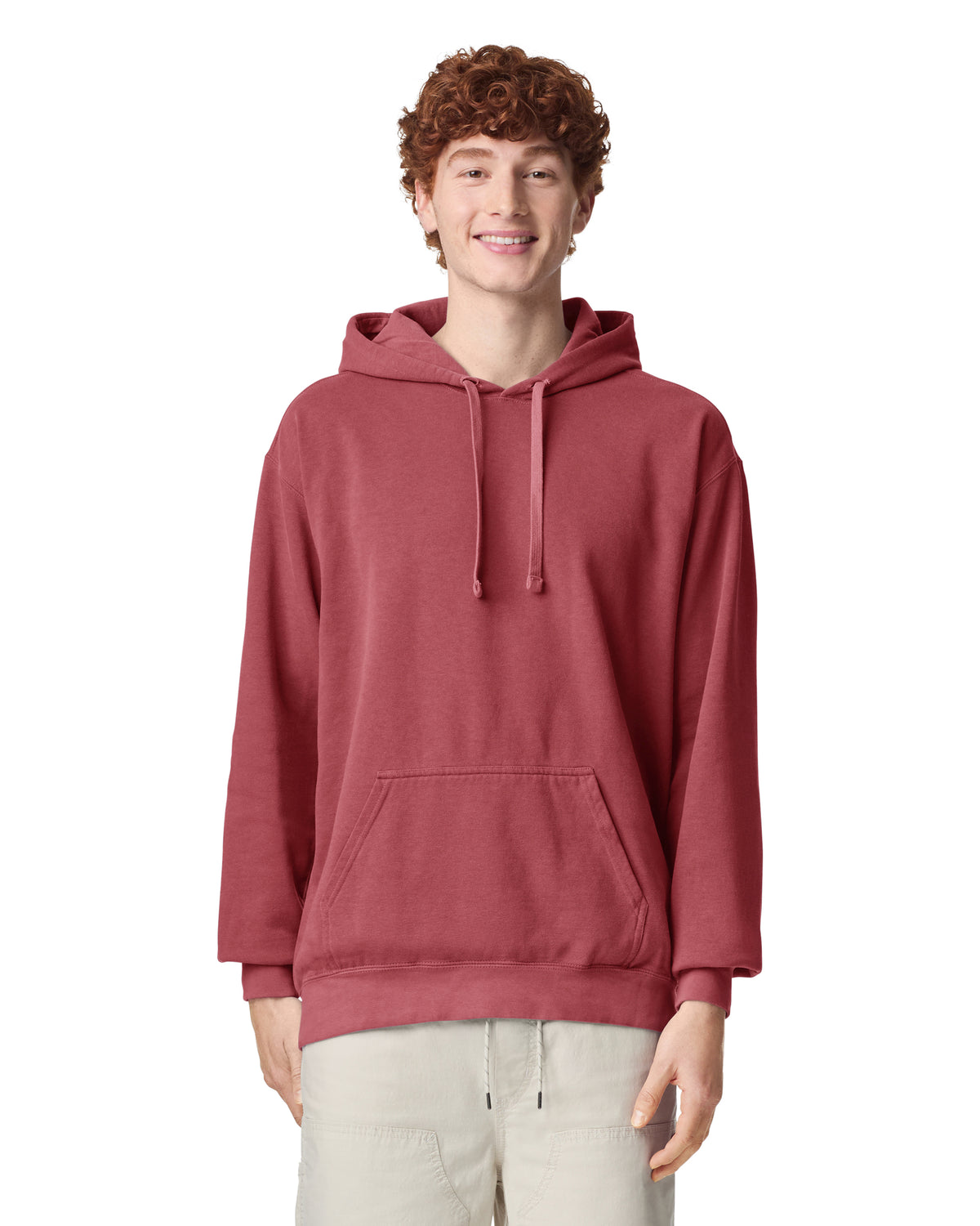Comfort Colors Adult Hooded Sweatshirt - Crimson