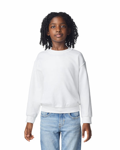 Gildan Heavy Blend Youth  Sweatshirt - White