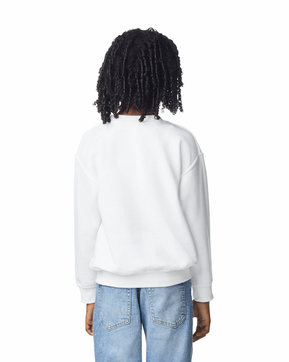 Gildan Heavy Blend Youth  Sweatshirt - White