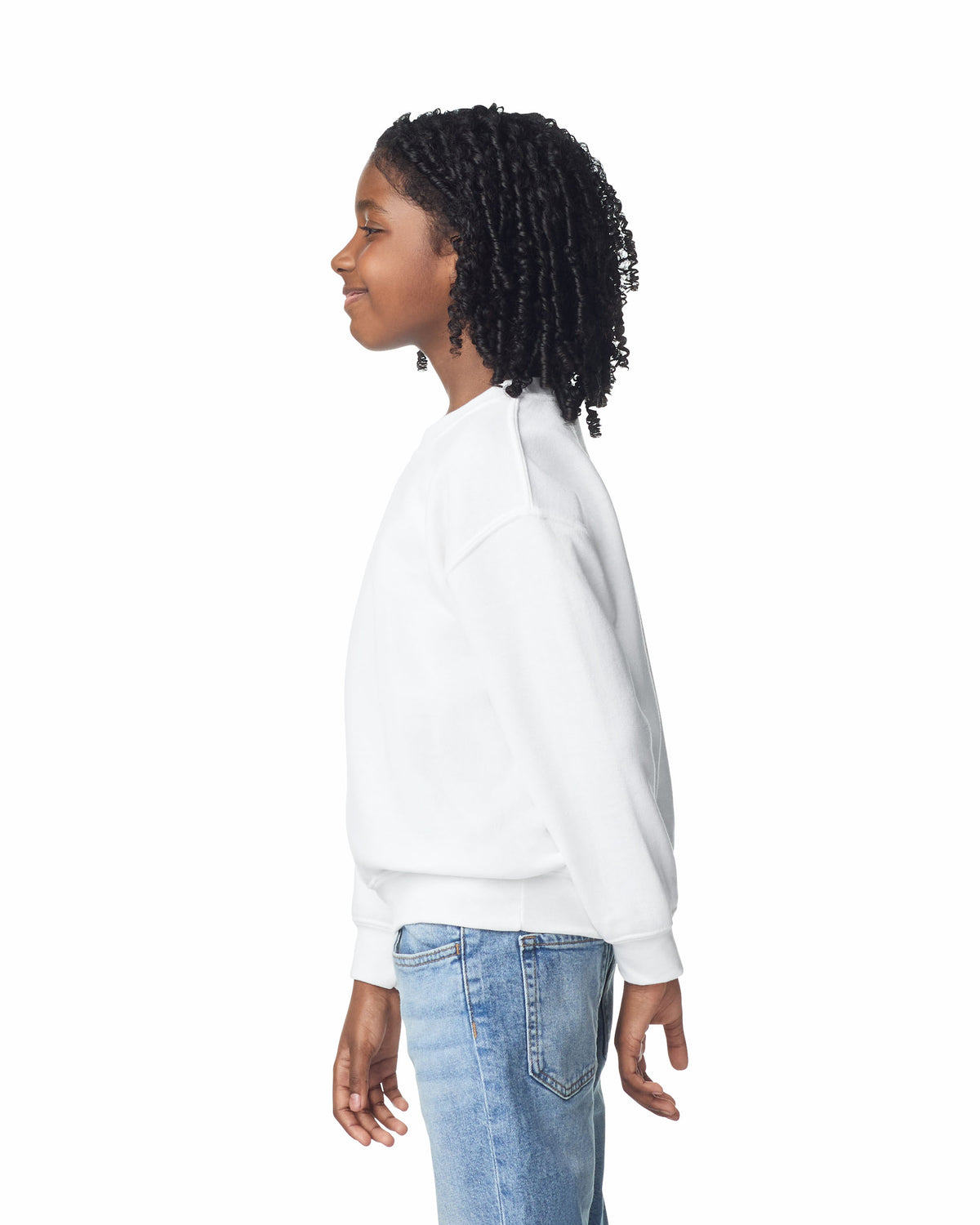 Gildan Heavy Blend Youth  Sweatshirt - White
