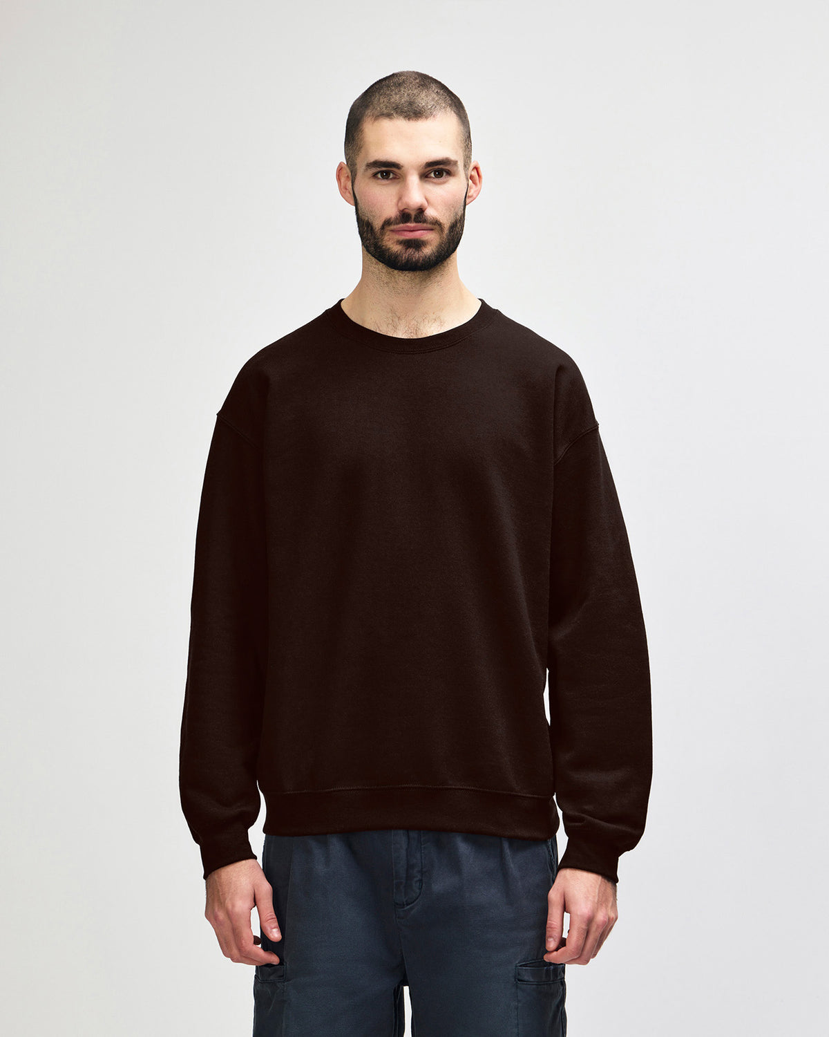 Gildan Heavy Blend Adult Crewneck Sweatshirt - Dark Chocolate
