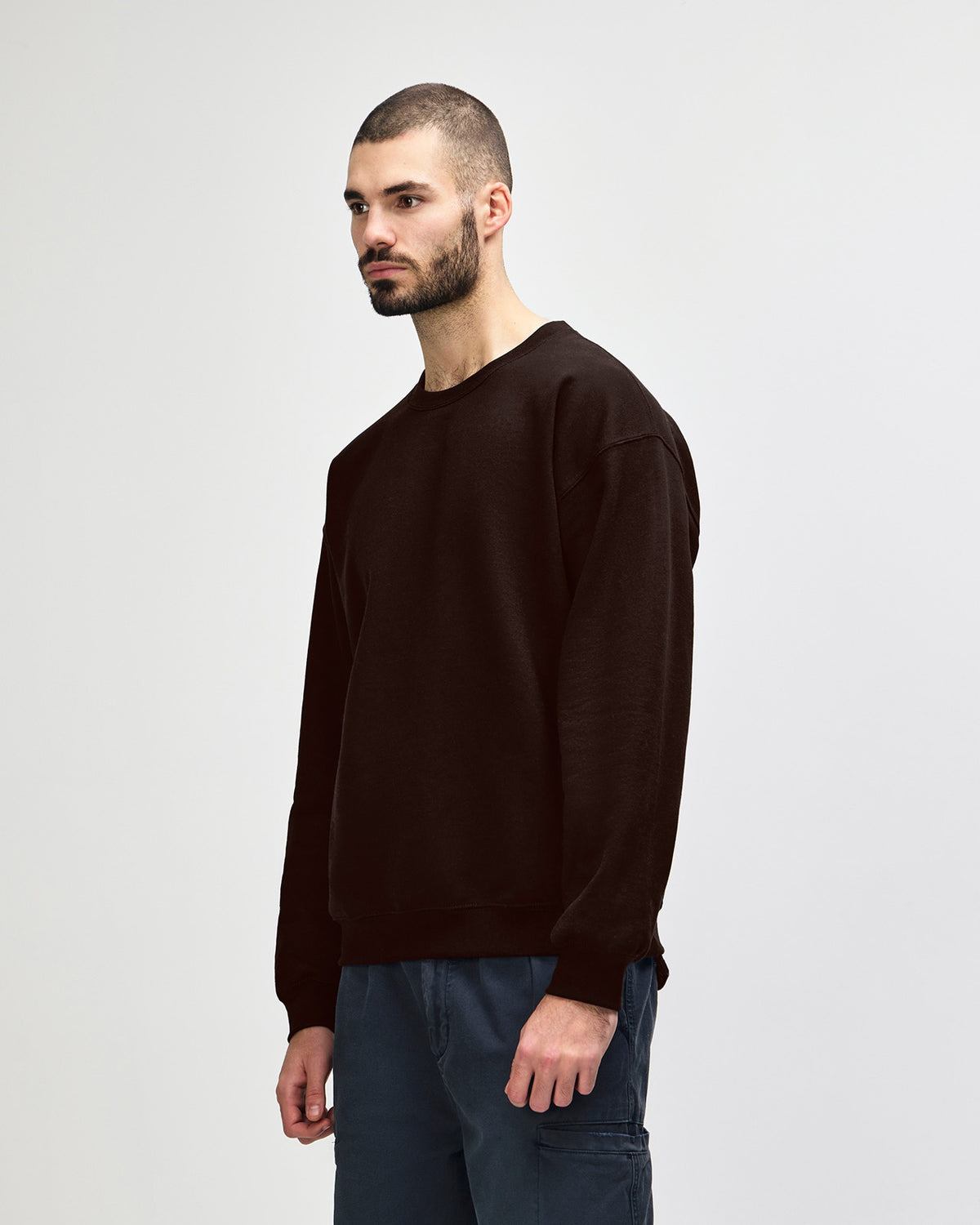 Gildan Heavy Blend Adult Crewneck Sweatshirt - Dark Chocolate