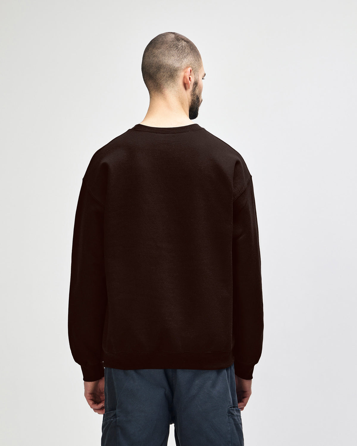 Gildan Heavy Blend Adult Crewneck Sweatshirt - Dark Chocolate