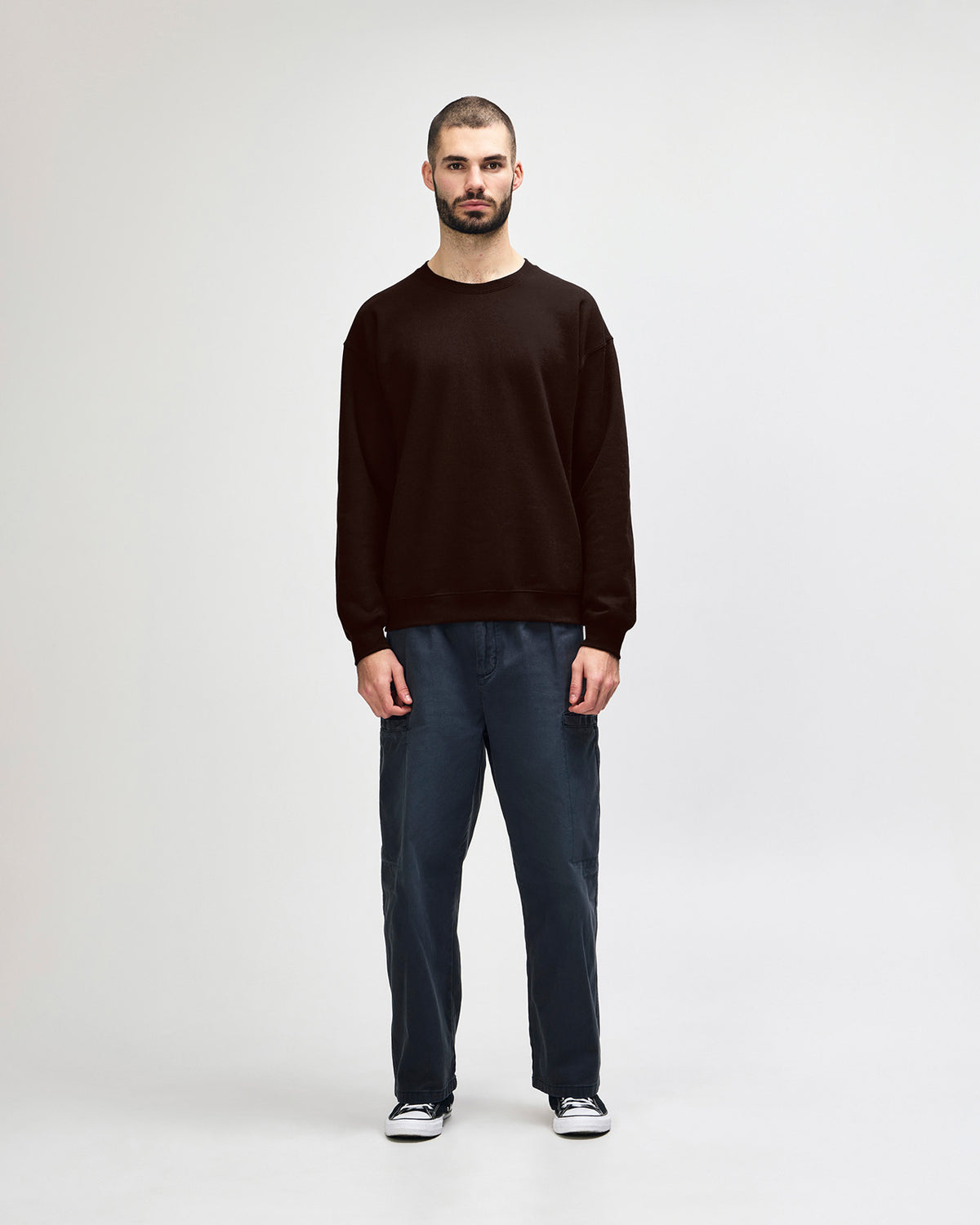 Gildan Heavy Blend Adult Crewneck Sweatshirt - Dark Chocolate