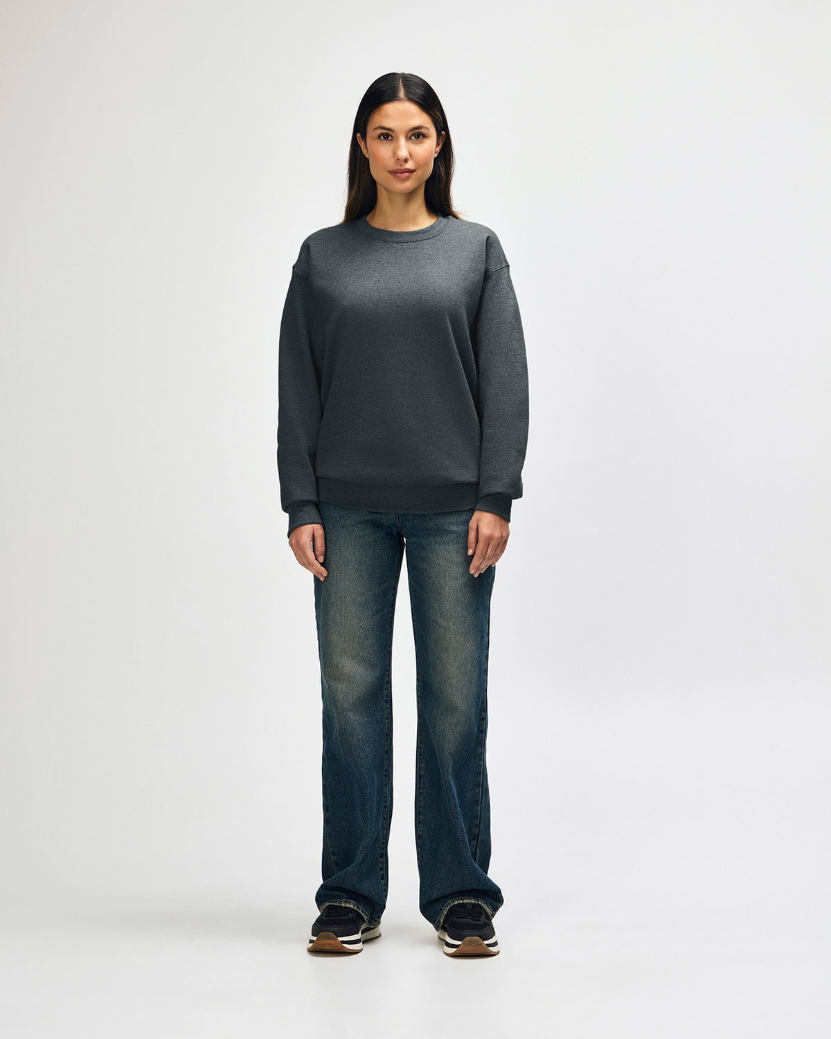 Gildan Heavy Blend Adult Crewneck Sweatshirt - Dark Heather