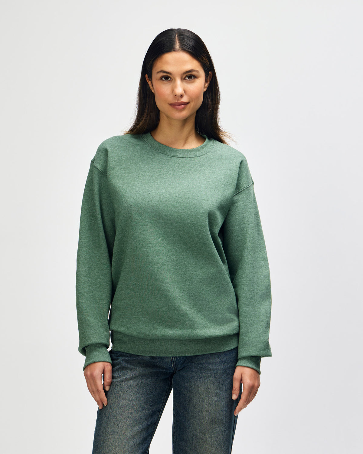 Gildan Heavy Blend Adult Crewneck Sweatshirt - Heather Dark Green