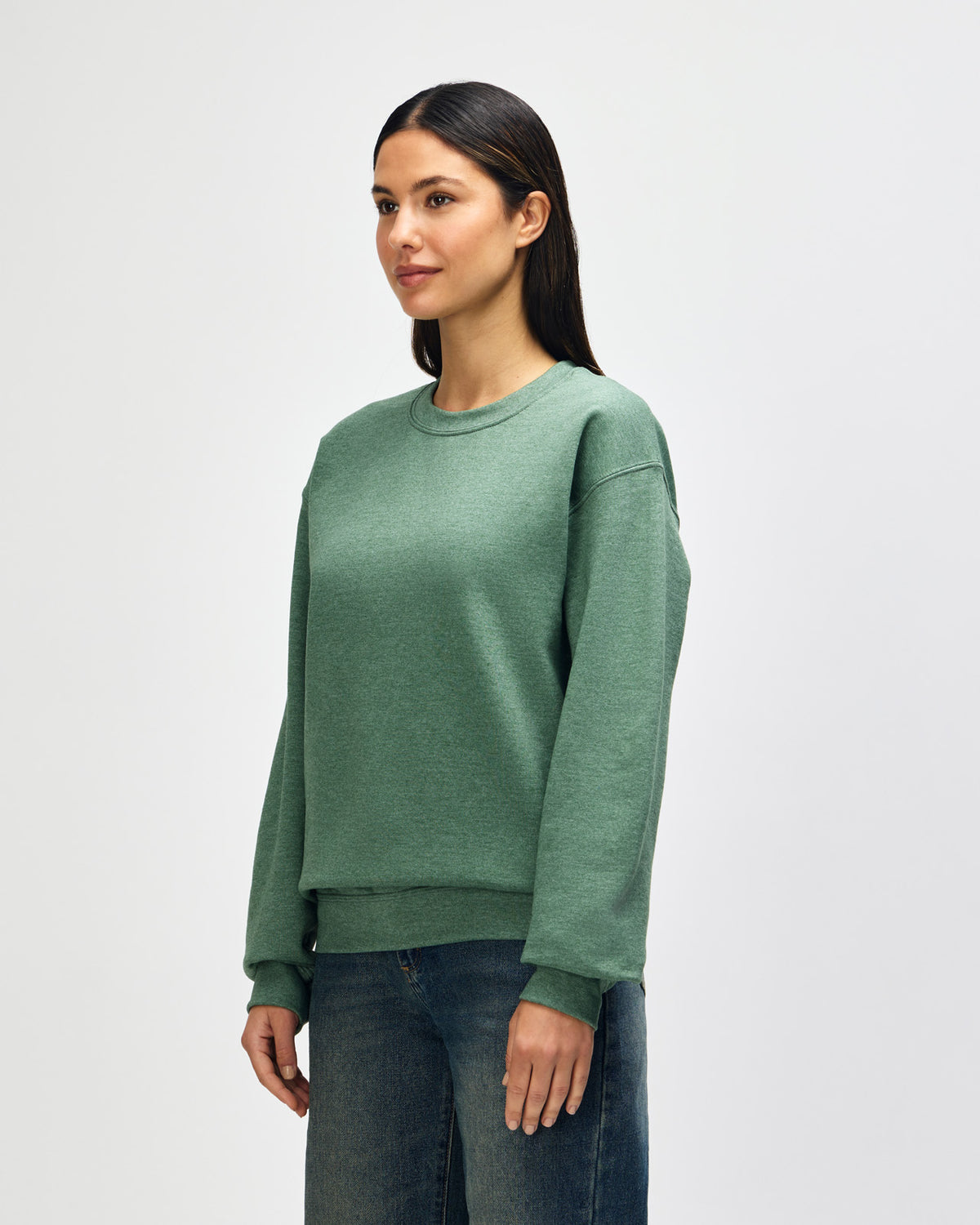 Gildan Heavy Blend Adult Crewneck Sweatshirt - Heather Dark Green
