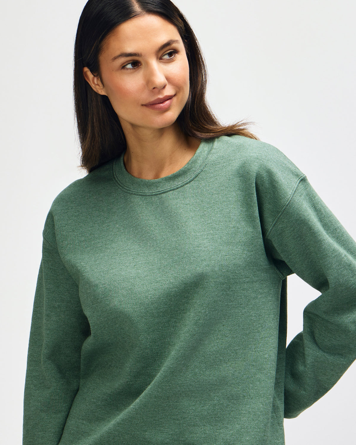 Gildan Heavy Blend Adult Crewneck Sweatshirt - Heather Dark Green