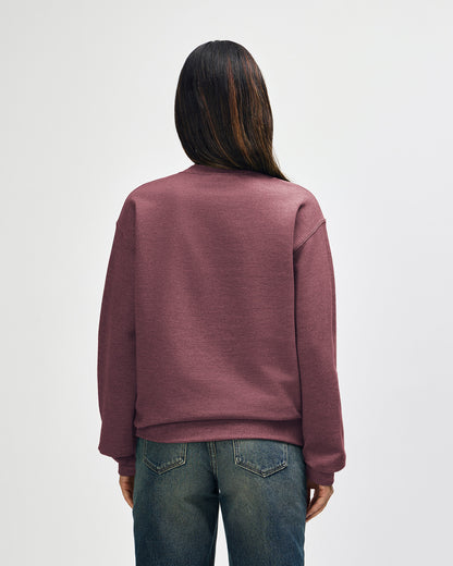 Gildan Heavy Blend Adult Crewneck Sweatshirt - Heather Dark Maroon