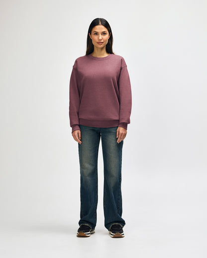 Gildan Heavy Blend Adult Crewneck Sweatshirt - Heather Dark Maroon