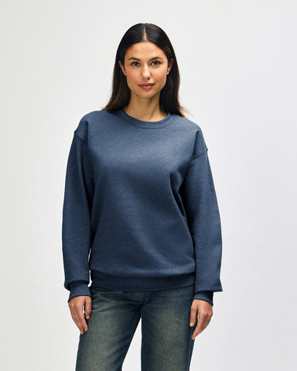 Gildan Heavy Blend Adult Crewneck Sweatshirt - Heather Dark Navy