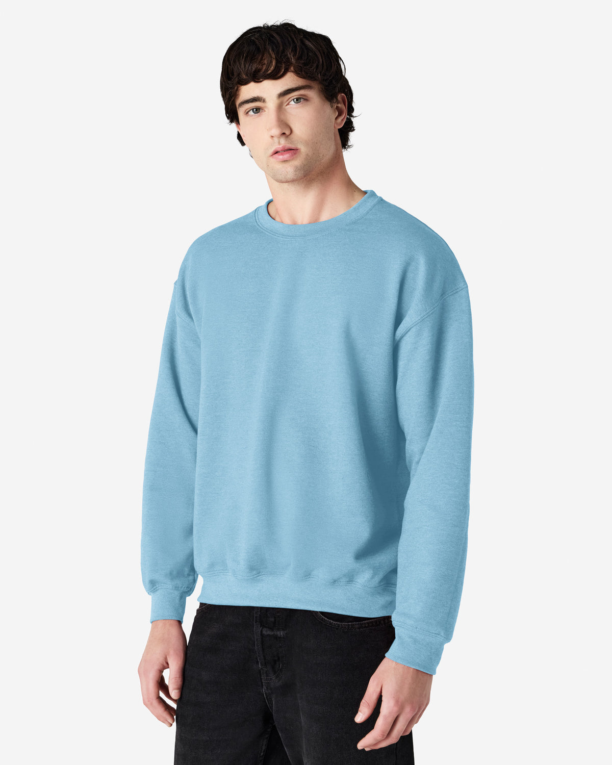 Gildan Heavy Blend Adult Crewneck Sweatshirt - Light Blue