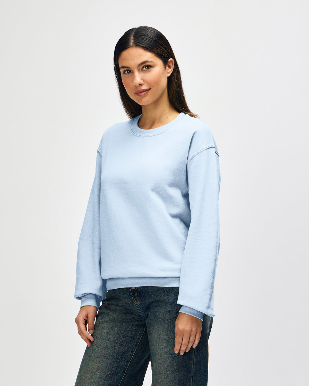 Gildan Heavy Blend Adult Crewneck Sweatshirt - Light Blue