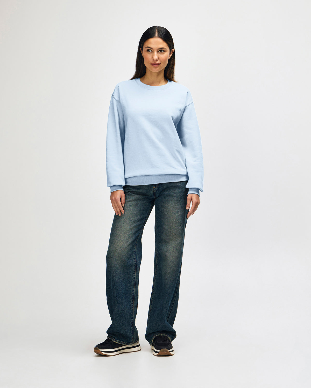 Gildan Heavy Blend Adult Crewneck Sweatshirt - Light Blue