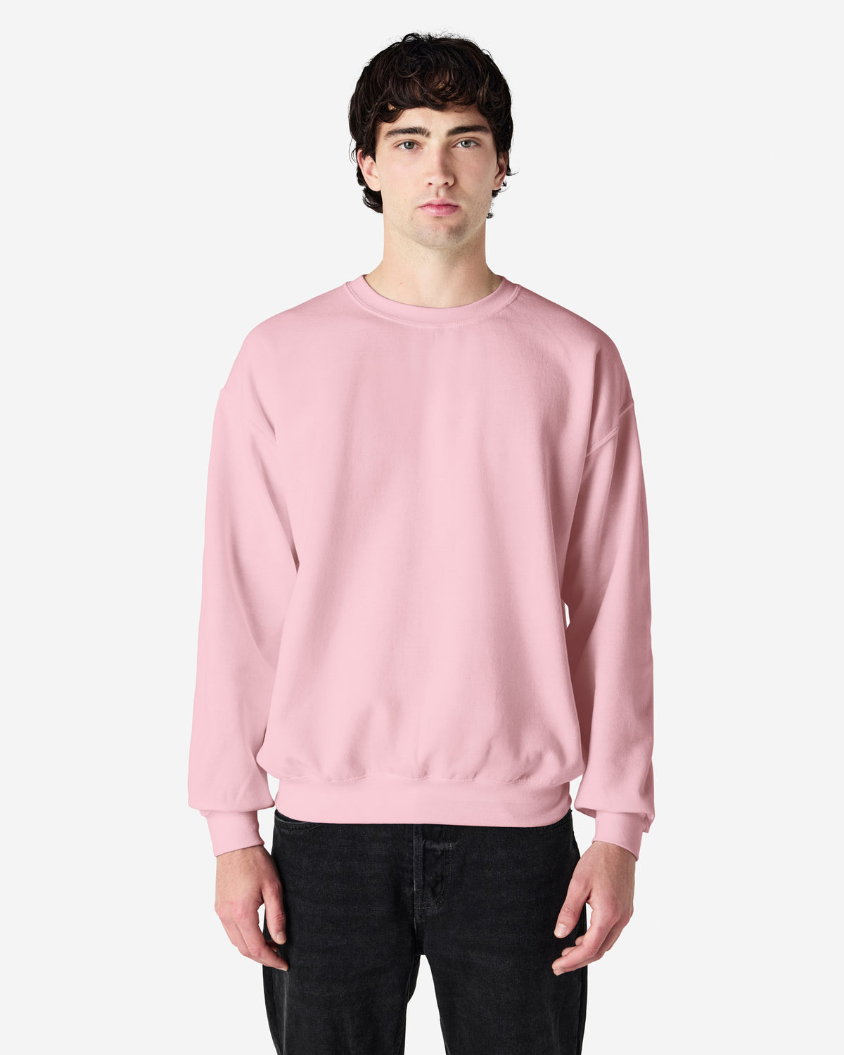 Gildan Heavy Blend Adult Crewneck Sweatshirt - Light Pink