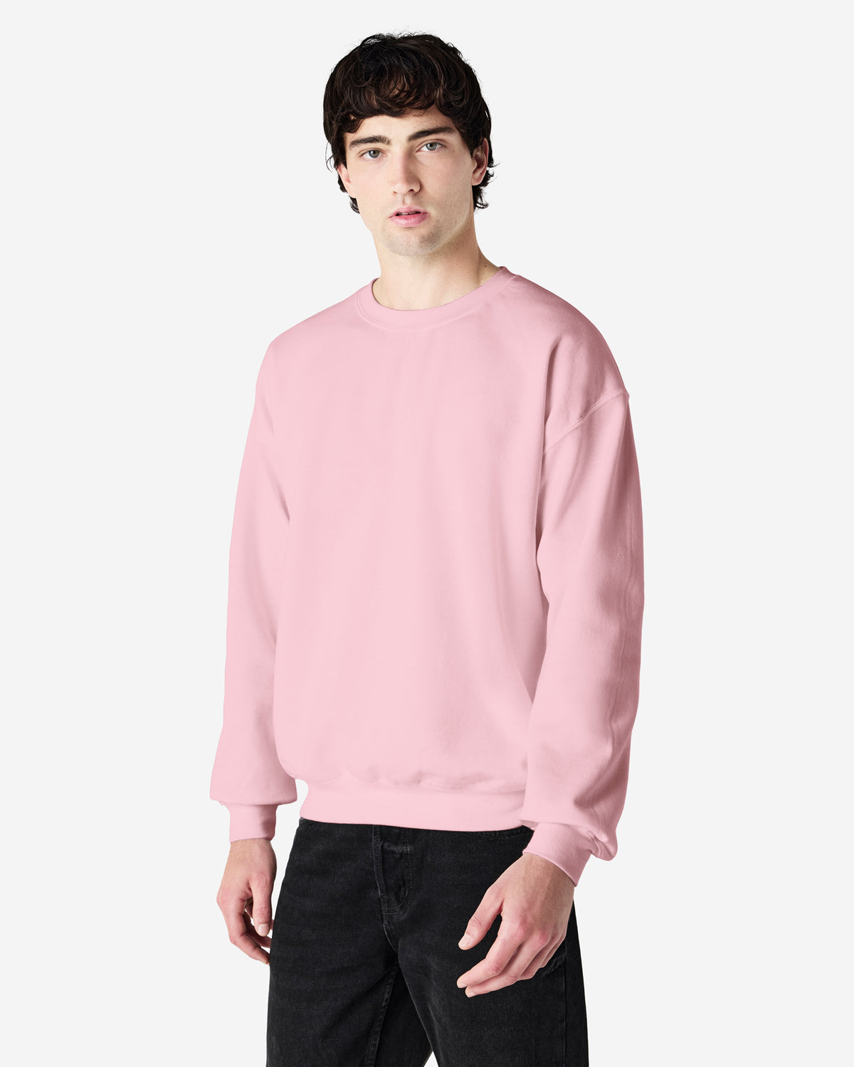 Gildan Heavy Blend Adult Crewneck Sweatshirt - Light Pink