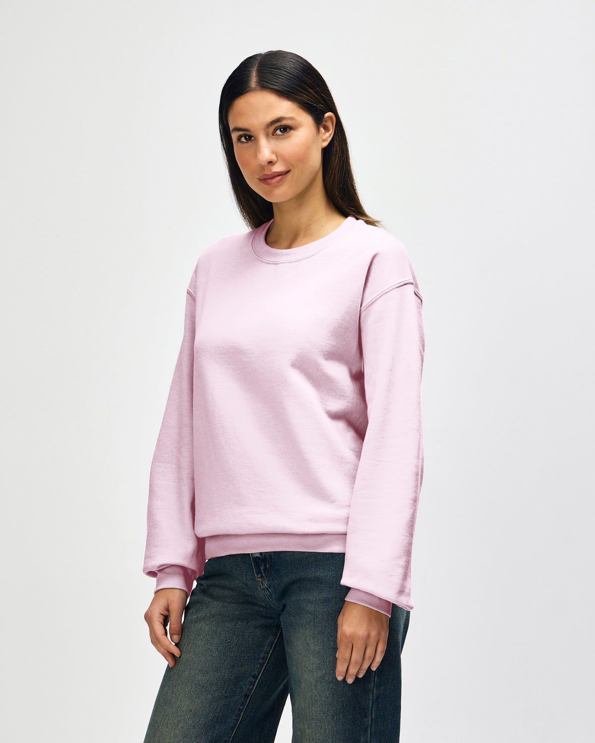 Gildan Heavy Blend Adult Crewneck Sweatshirt - Light Pink