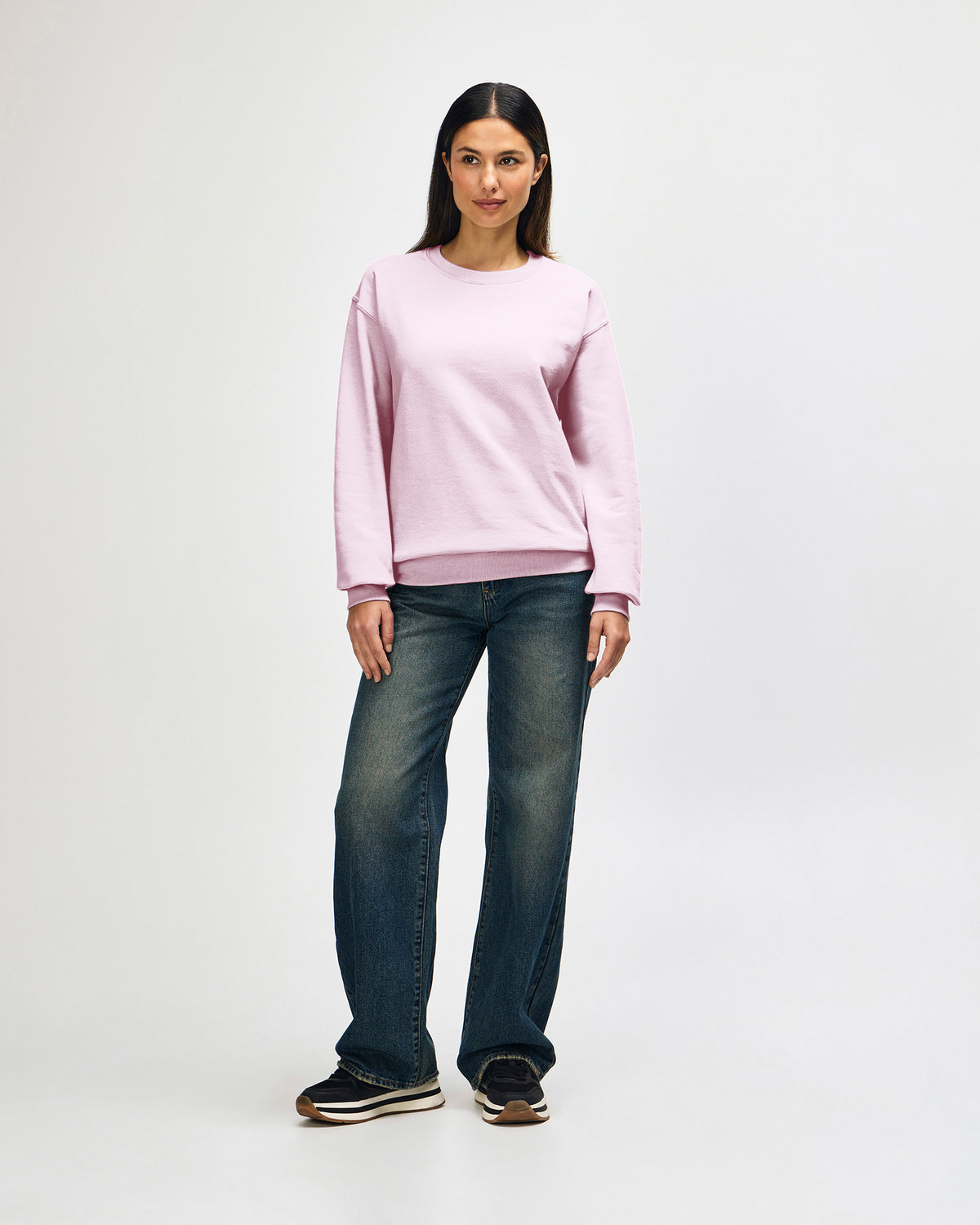 Gildan Heavy Blend Adult Crewneck Sweatshirt - Light Pink