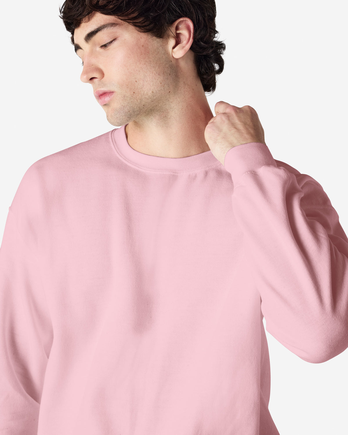 Gildan Heavy Blend Adult Crewneck Sweatshirt - Light Pink
